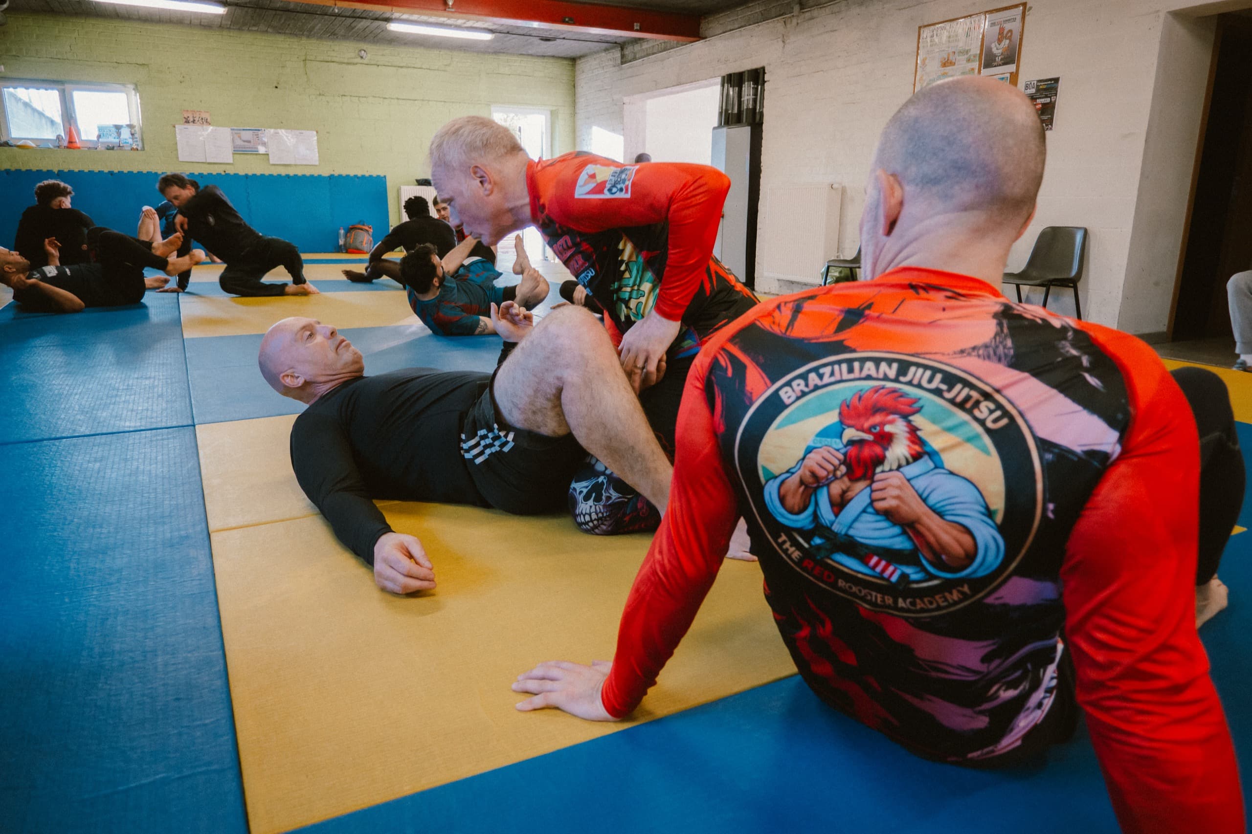 Séance de sparring en no-gi